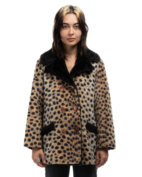 60's Cheetah Print Jacket - Small