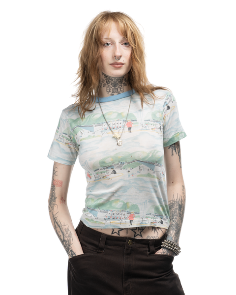 70s Montgomery Ward Printed Tee - Small