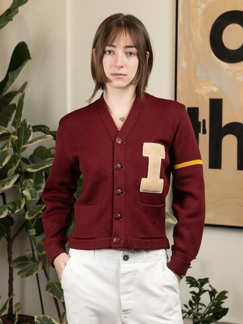 1940s Collegiate Cardigan