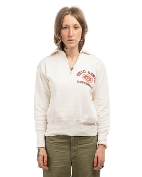 50's Champion Quarter-Zip Sweatshirt - Small