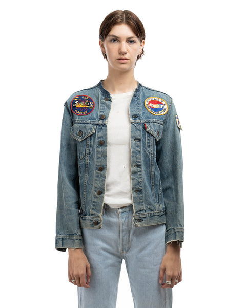 70's Patched Levi's Type 3 Trucker - Medium