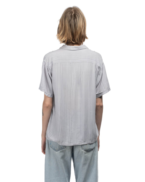 60's Rayon Loop Collar Shirt - Large