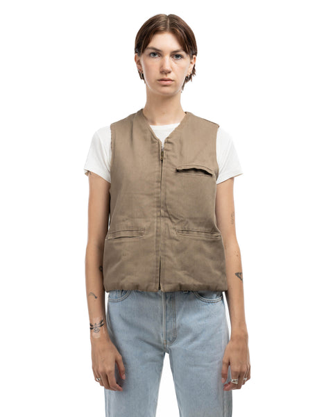 40’s Alpaca Lined Tanker Vest - Medium