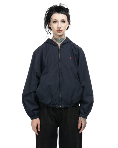 1990s Hooded Polo Sport Harrington Jacket
