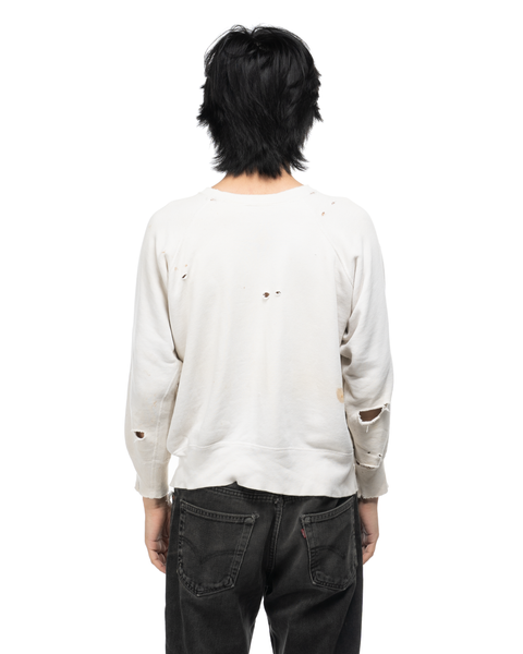 1950s Thrashed Madras Crewneck Sweatshirt