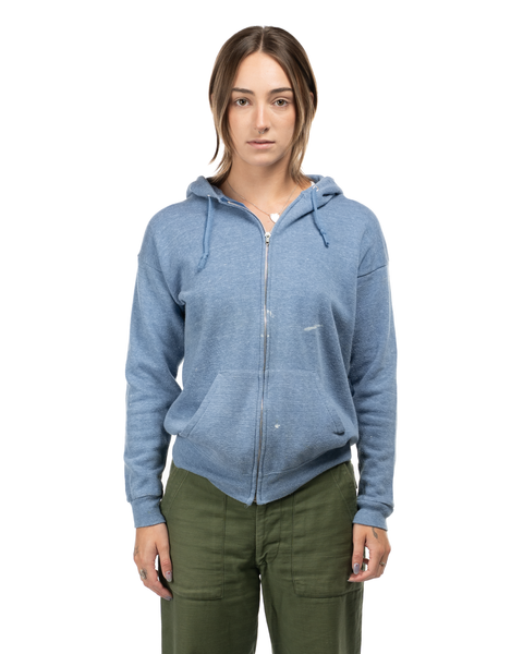 1970s Heather Zip Hoodie