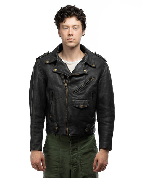 60's Horsehide Moto Jacket - Large
