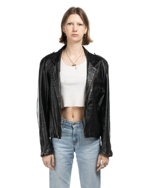 1980s Leather Jacket