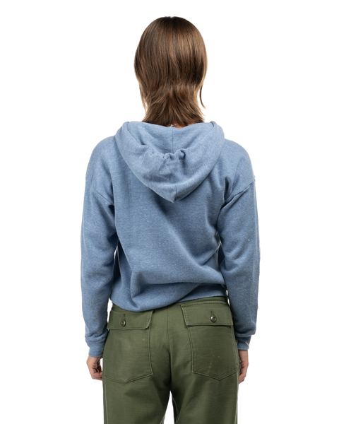 1970s Heather Zip Hoodie