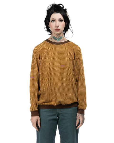 1960s Striped Knit Sweatshirt