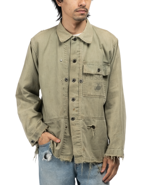 WW2 USMC P44 HBT Jacket