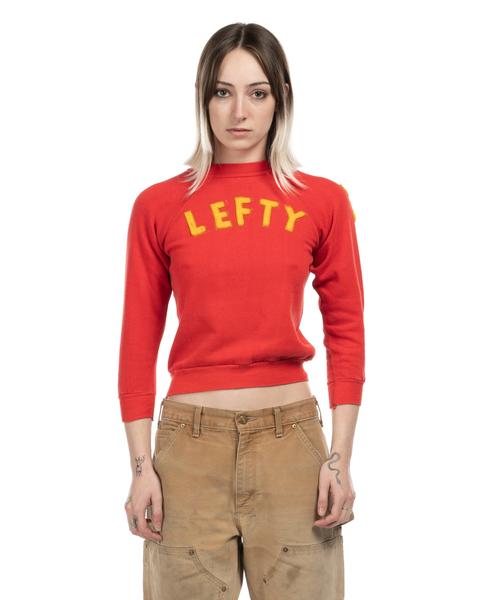 1960s Felt-Lettered Crewneck Sweatshirt