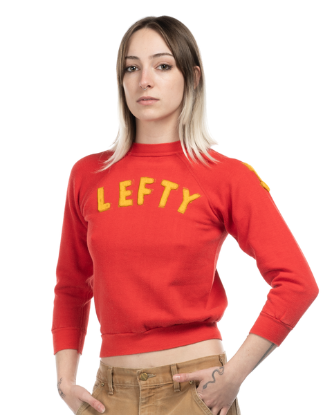 1960s Felt-Lettered Crewneck Sweatshirt