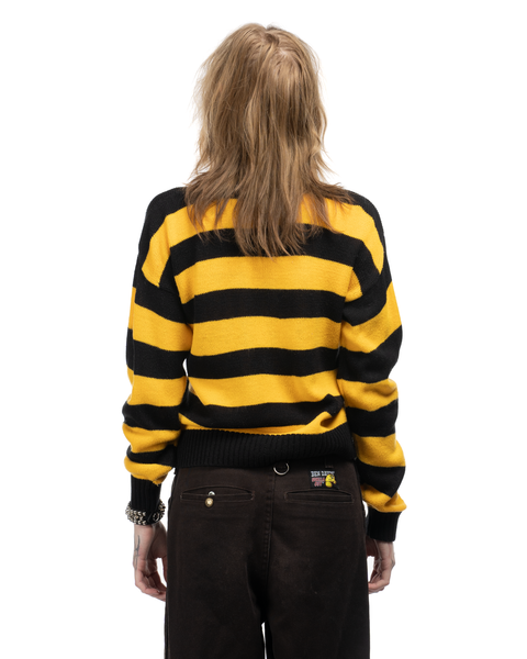 80s Striped Sweater - Medium