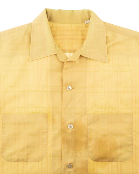 60's Thrashed Loop Collar Shirt - Medium
