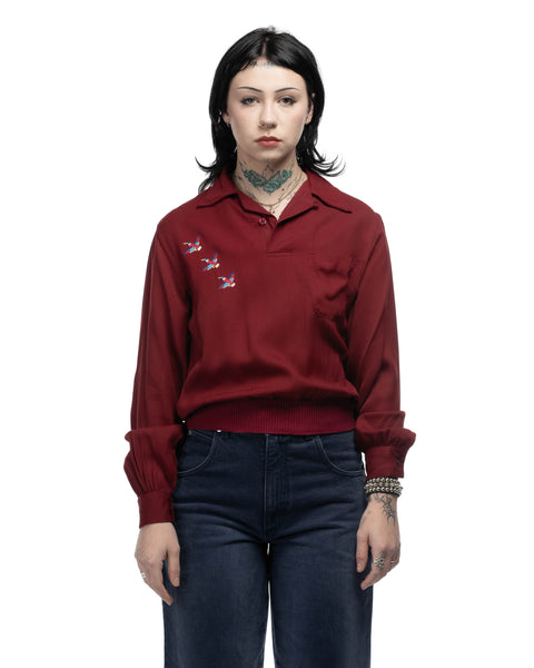 50's McGregor Rayon Gaucho Shirt - Medium