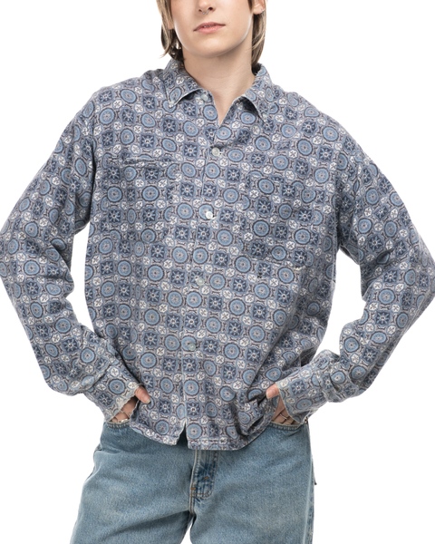 1960s Soft Patterned Oxford Shirt