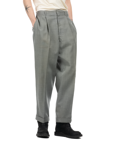 1940s Pleated Wool Trousers