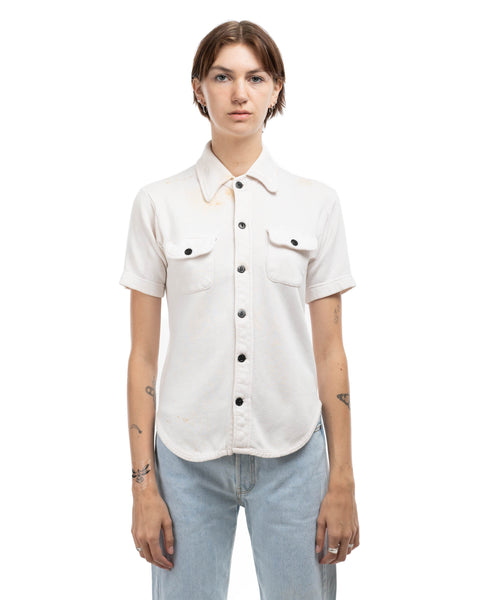 70's Sweatshirt Button-Up - XS