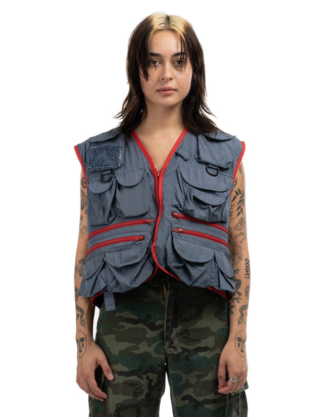 90's Reversible Cargo Vest - Medium
