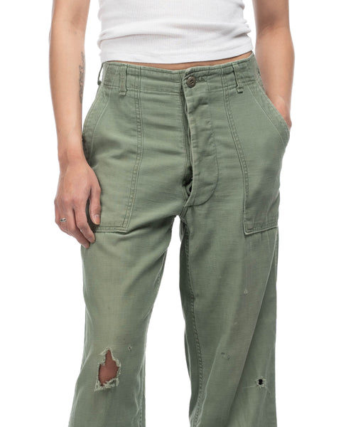60's OG-107 Utility Trousers - 26" x 27"