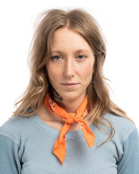 90's Orange Bandana - OS