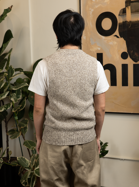 1960s Thrashed Wool Sweater Vest