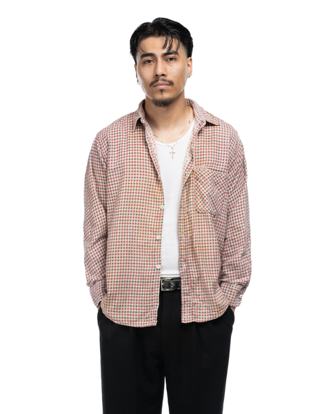 1950s Thrashed Cotton Flannel