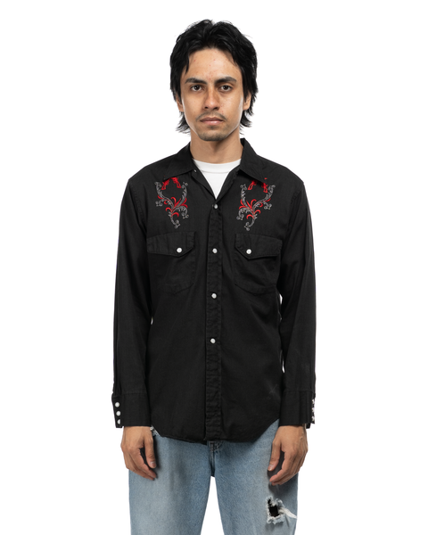 1980s Six Shooter Western Shirt