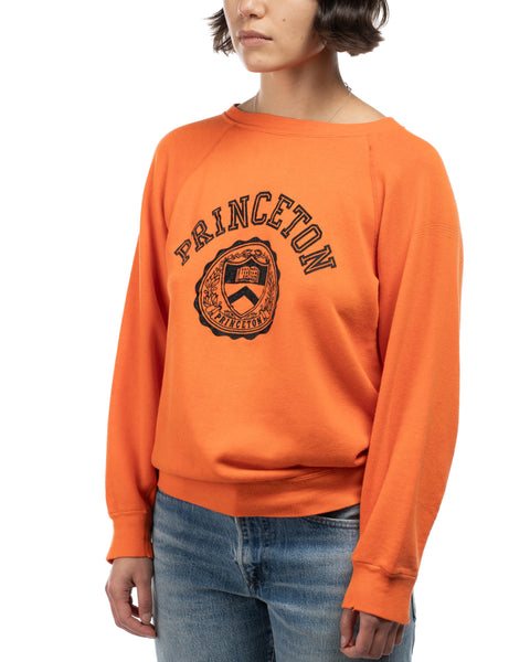 70's Flock Print Princeton Sweatshirt - Medium