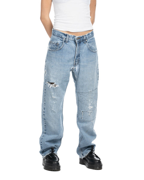 90's Thrashed & Repaired Levi's SilverTab Denim - 30" x 30"