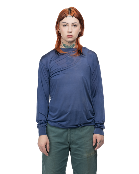 70's Sheer Silk Shirt - Small
