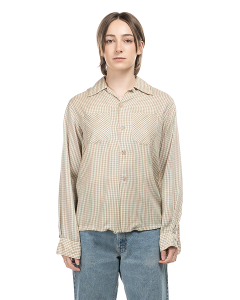 1950s "Mark Twain" Loop-Collar Shirt