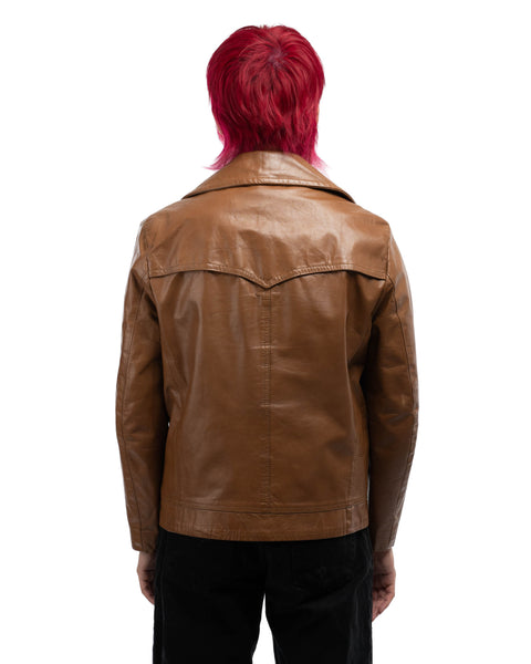 70's Leather Western Jacket - Large