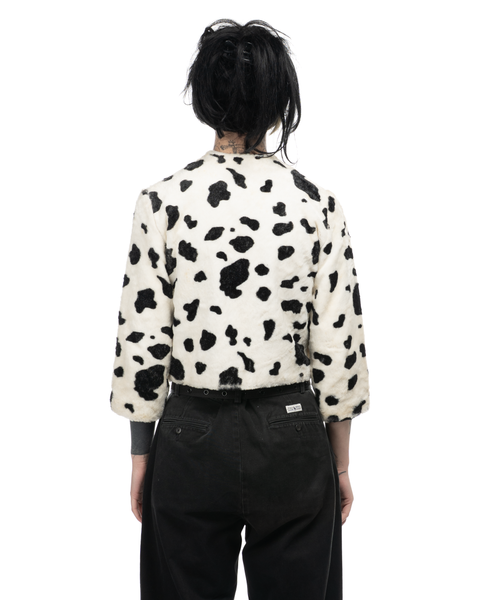 1960s Cow Print Mini Coat