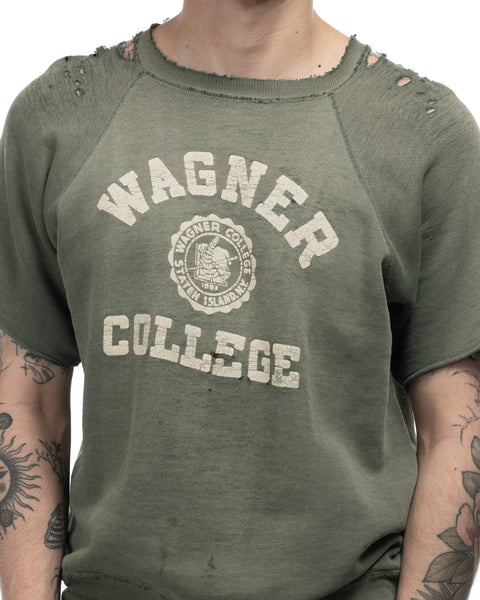 60's Thrashed Collegiate Crewneck - Medium