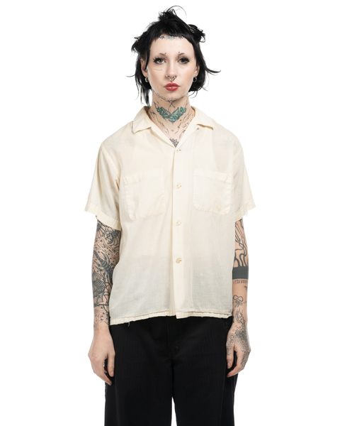 1950s Sheer Penney's Loop Collar