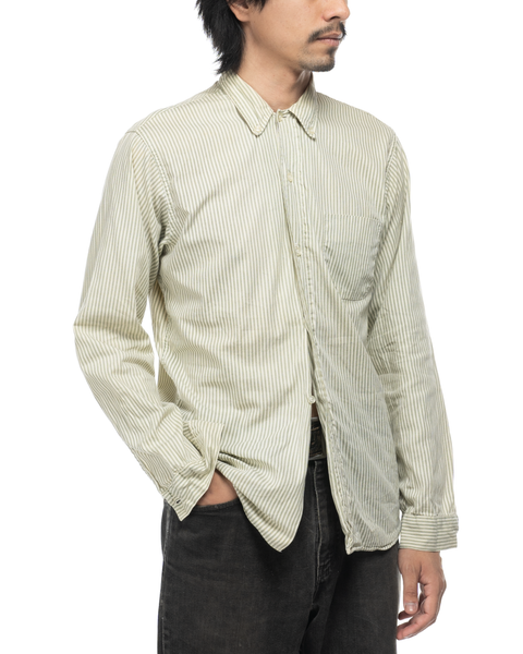 1950s Striped Oxford Shirt