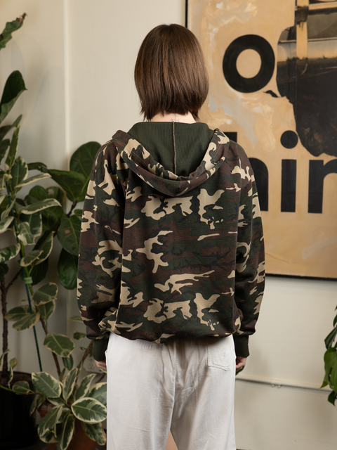 1970s Thermal Lined Zip Hoodie