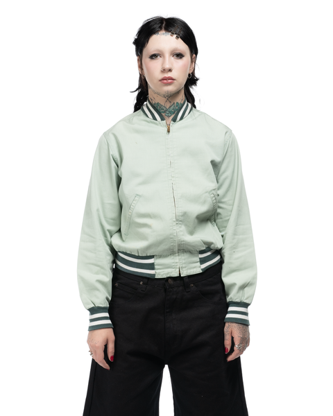 50s Cotton Varsity Jacket - Small