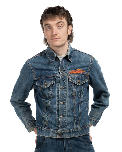 60's Canadian Market Big E Levi's Jacket - Medium