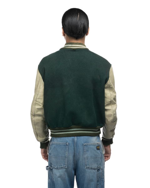 1960s Thrashed Dehen Varsity Jacket