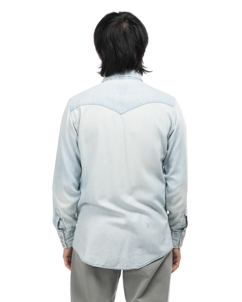 1980s Lee Chambray Western Shirt