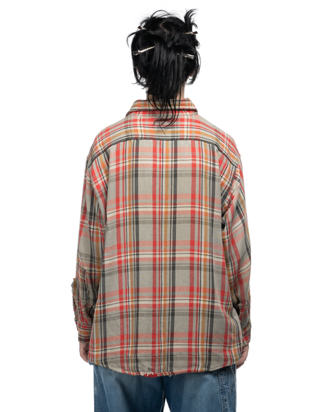 1970s Cotton Zip Flannel