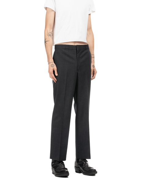 1980s Pinstripe Wool Trousers
