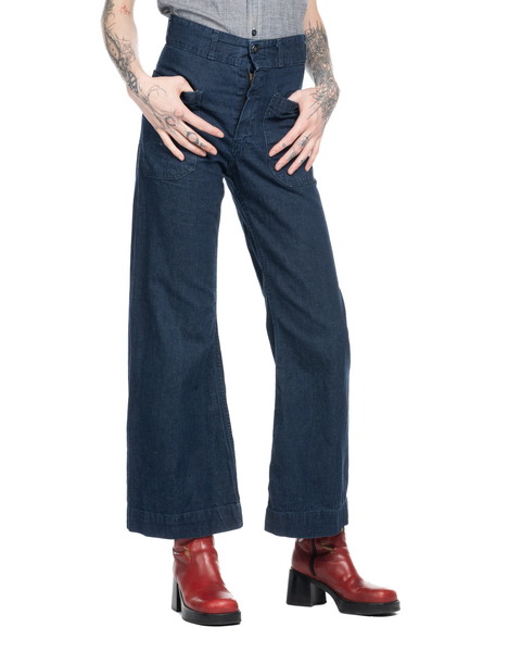 1950s Selvedge Detailed Sailor Dungarees