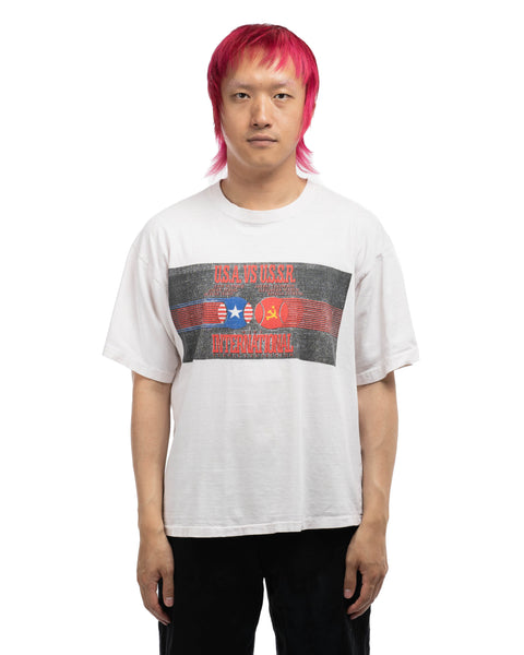 80's USA vs USSR Nike Tennis Tee - Large