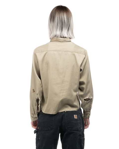 1950s Thrashed Penney's Work Shirt