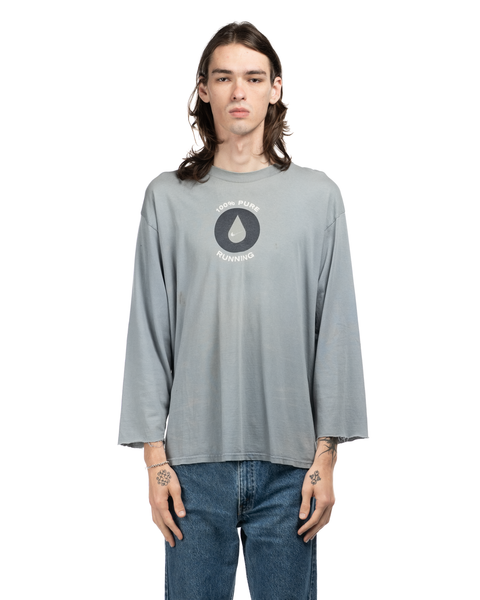 1990s Faded Nike Running Long-Sleeve Tee