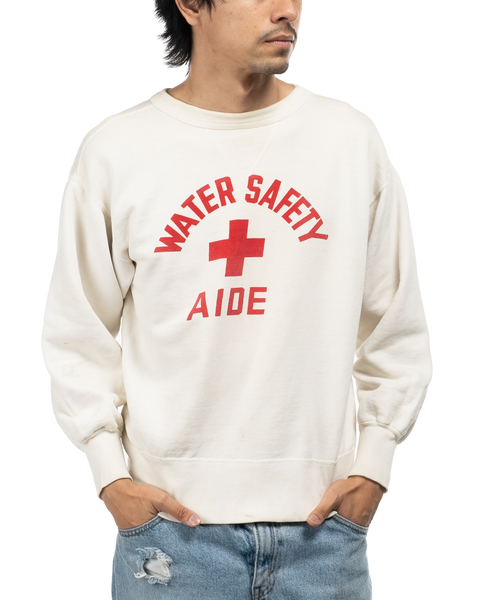 1950s Life Guard Single V Crewneck